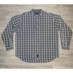 Abercrombie and Fitch Vintage Y2K Reliable Outdoor Goods Brown Flannel Men's XL